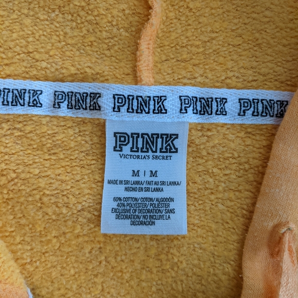 Pink/Victoria Secrets zip hoodie - Picture 2 of 2